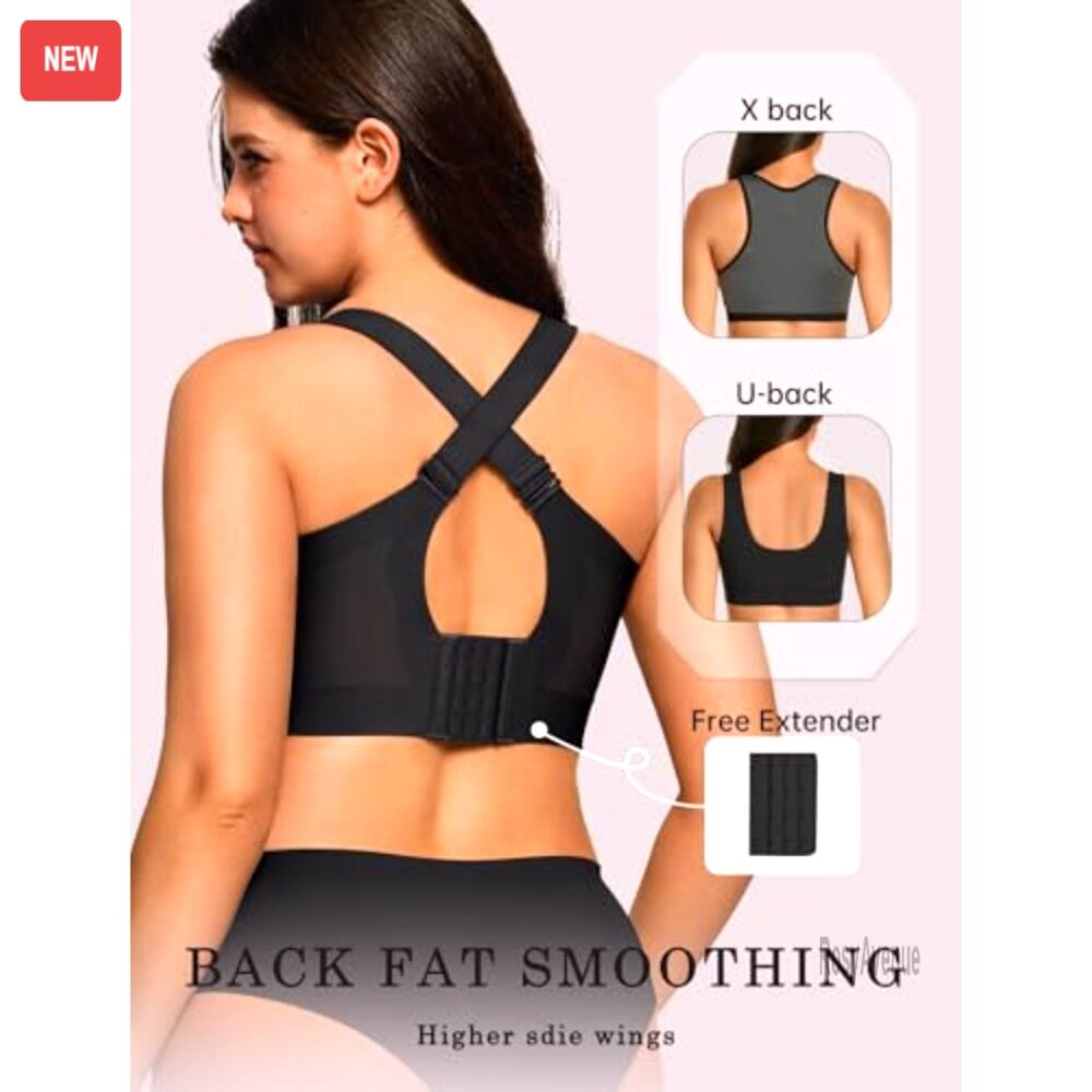Plus Size Wireless Full Coverage Bra Seamless Sup… - image 3